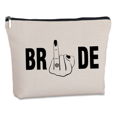 Yegifeyct Bride Makeup Bag Bridal Shower Gifts Wedding Engagement Bachelorette Party Gift Bride Gifts Miss to Mrs Bride to Be Gifts Cosmetic Bag