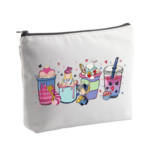 VAMSII Fairy Tale Gifts Alice Cosmetic Makeup Bag Alice Movie Inspired Gifts Wonderland Toiletry Bag Alice Fans Lovers Gift for Friends VAMSII Fairy Tale Gifts Alice Cosmetic Makeup Bag Alice Movie Inspired Gifts Wonderland Toiletry Bag Alice Fans Lovers Gift for Friends