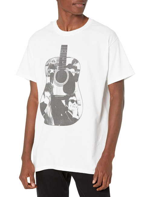 Bob Dylan Acoustic Images Tee, White, Large Bob Dylan Acoustic Images Tee, White, Large
