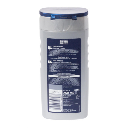 Nivea Men Silver Protect Shower Gel - 250 Ml,