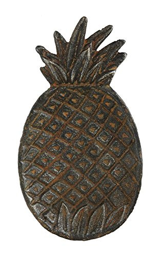 Creative Co-op Sweet Pineapple Rustic Style Cast Iron Dish