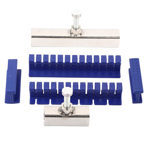 Dent Puller Glue On,Auto Body Pull Rods,Dent Car Repair Tool Pull Row Tools Vehicle Dent Removal Repairing Tool Set Blue Dent Puller Kit Puller Tabs Bridge Type Glue Pulling Tab PDR