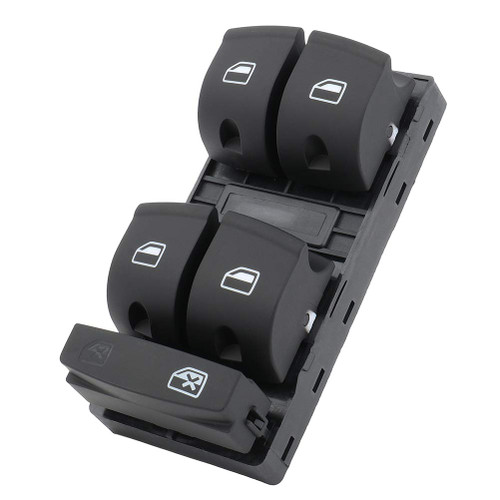 cciyu Power Window Switch Replace OE 4F0959851 4F0959851C Control Power Window Switch Driver Side or Passenger Side fits for for Audi A3 8P / Sportback 8P (2004-2011)