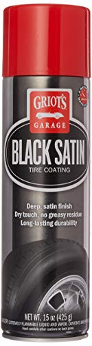 Griot's Garage 10951 Black Satin Tire Coating, 15 oz, 1 Pack