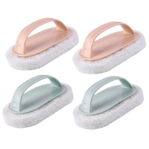 Healeved 8 Pcs Cleaning Brush Dish Washing Sponge Wipes Kitchen Brush Sponge Scrubbers Multi-use Scrub Sponge Scrubbing Pads for Dishes Corundum Environmental Protection Pp Tool
