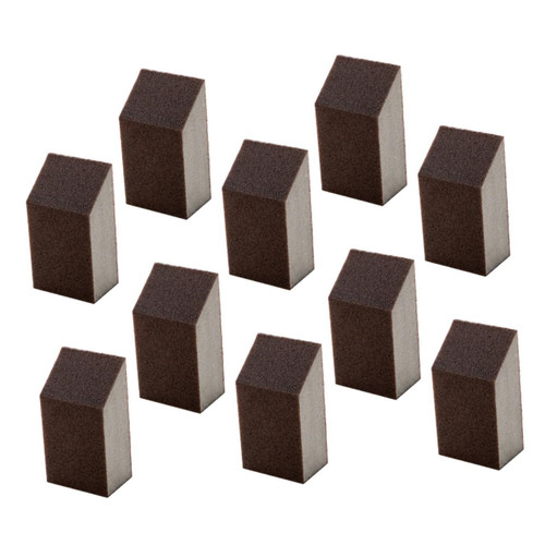 Healifty 30 Pcs Emery Sponge Dishes Cleaning Tool Dish Washing Supplies Sponge Scrubber Bathroom Cleaning Pads Dish Wash Scrubber Pan Metal Cleaner Pot Washing Sponges Corundum Dry Grinding