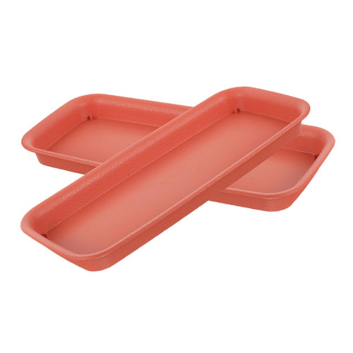 Yardwe 2pcs Flower Pot Tray Flower Pots Plant Pots Indoor Pot Saucers for Plants Drip Trays for Potted Plants Planter Saucers Plants Water Tray Plant Tray Plastic Flower Pot Mat Rectangle