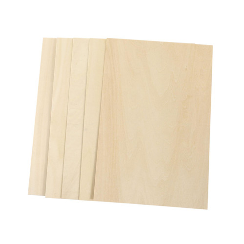 BETOOKY 5pcs Board Decorative Plywood Basswood Plywood Wooden Sheets for Crafts Natural Wood Slices Wood Decor Pyrograph Model Wood Painting Slices Blank Wooden Piece Heat Press Blank