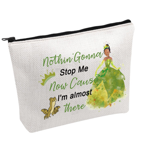 FOTAP Tiana Princess Cosmetic Bag Frog Princess Gifts Princess Inspired Gifts Princess Lover Gift Princesses Tiana Gifts Magic Kingdom Gift (I'm almost) FOTAP Tiana Princess Cosmetic Bag Frog Princess Gifts Princess Inspired Gifts Princess Lover Gift Princesses Tiana Gifts Magic Kingdom Gift (I'm almost)