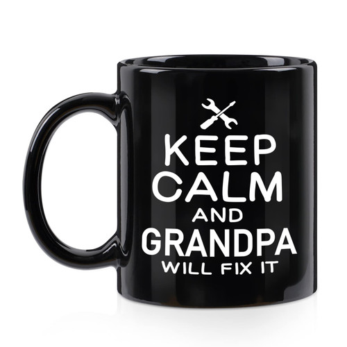 Gifts for Grandpa, Keep Calm and Grandpa Will Fix It Mug, Best Grandpa Gifts from Grandchildren Granddaughter Grandson, Grandpa Gifts for Christmas Fathers Day Birthday, Funny Grandpa Coffee Mug 11 Oz Gifts for Grandpa, Keep Calm and Grandpa Will Fix It Mug, Best Grandpa Gifts from Grandchildren Granddaughter Grandson, Grandpa Gifts for Christmas Fathers Day Birthday, Funny Grandpa Coffee Mug 11 Oz