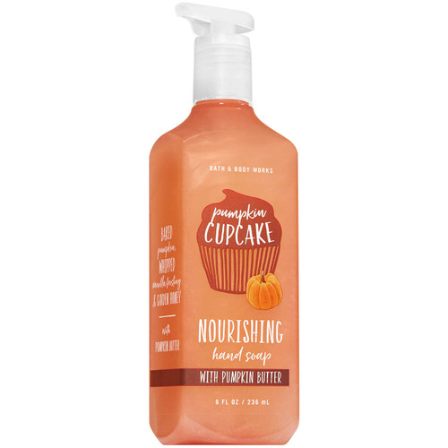 Bath and Body Works PUMPKIN CUPCAKE Hand Soap with Pumpkin Butter 8 Fluid Ounce (2018 Fall Edition)