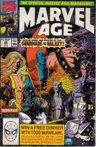 Marvel Age #88 FN ; Marvel comic book | Guardians of the Galaxy
