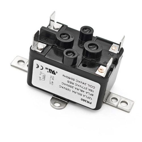 AUCELI 24V Car Fan Relay, 90-380 AC Fan Relay AC Switch SPST, Compatible with HVAC Coleman Furnace Blower Humidifier, Blower Heat Sequencer Relay, Universal fit