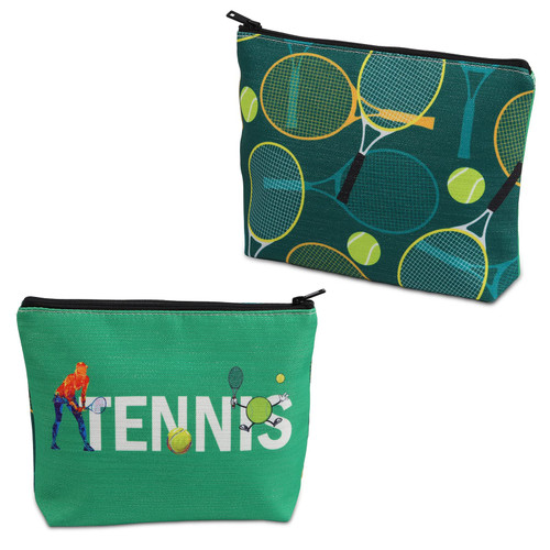 CMNIM Tennis Gifts Makeup Bag Tennis Gifts for Women Tennis Players Gift Tennis Lover Gift Tennis Racket Cosmetic Pouch (2023329 Tennis bag) CMNIM Tennis Gifts Makeup Bag Tennis Gifts for Women Tennis Players Gift Tennis Lover Gift Tennis Racket Cosmetic Pouch (2023329 Tennis bag)