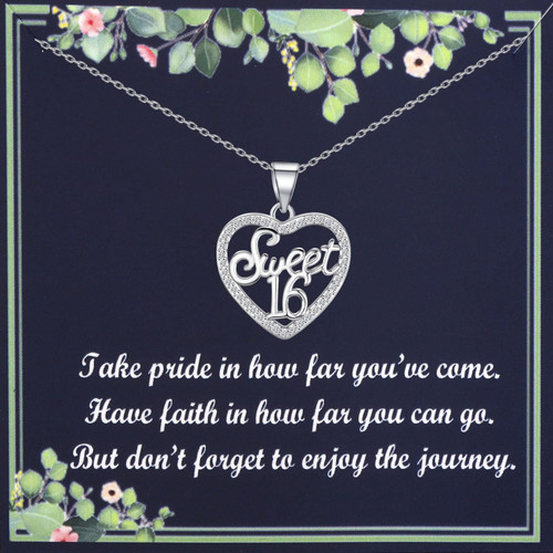 FUSTMW Sweet 16 Necklace Gifts 16th Birthday Gifts for Girls Sweet 16 Jewelry 16 Year Old Girl Birthday Gifts (Sweet 16) FUSTMW Sweet 16 Necklace Gifts 16th Birthday Gifts for Girls Sweet 16 Jewelry 16 Year Old Girl Birthday Gifts (Sweet 16)