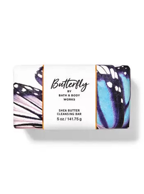 Bath & Body Works Butterfly Shea Butter Cleansing Bar Soap 4.2 oz (Butterfly), Pack of 1 Bath & Body Works Butterfly Shea Butter Cleansing Bar Soap 4.2 oz (Butterfly), Pack of 1