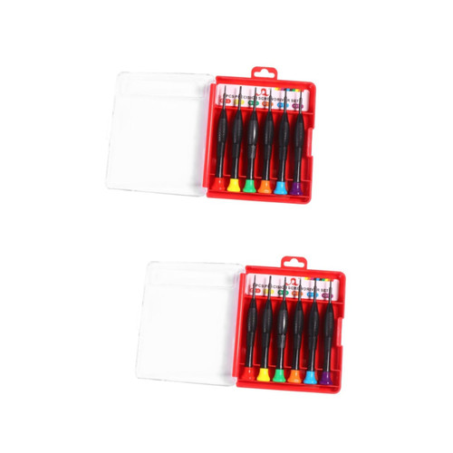 Uonlytech 2 Sets 6pcs Screwdriver Drill Tool Screwdriver Repair Tool Special Screwdriver Tool Repair Screwdriver Bit Wrench Drilling Bicycle Multitool Screw Driver Tool Drilling Tool Mini