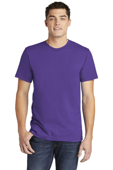 American Apparel Unisex Fine Jersey Short-Sleeve T-Shirt Purple
