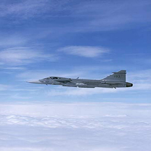 Saab JAS 39 Gripen fighter of the Swedish Air Force Poster Print by Daniel KarlssonStocktrek Images (11 x 17)