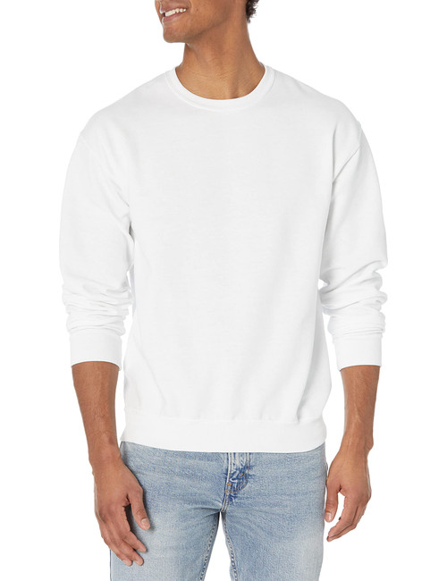 Jerzees -Men's NuBlend Fleece -Sweatshirts & Hoodies, Sweatshirt-White, 3X-Large