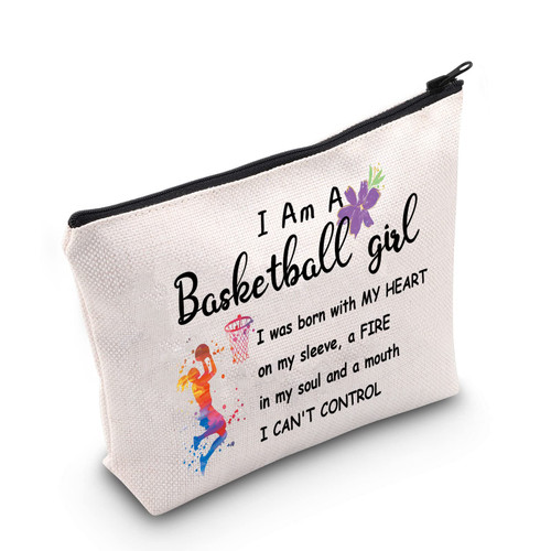 POFULL Basketball Cosmetic Travel Toiletry Bag Girls Basketball Gift Basketball Lover Gift (basketball girl bag) POFULL Basketball Cosmetic Travel Toiletry Bag Girls Basketball Gift Basketball Lover Gift (basketball girl bag)