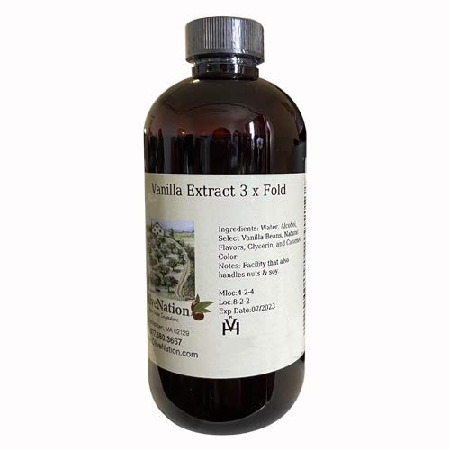 OliveNation Natural 3-Fold Vanilla Extract, Triple Strength Vanilla for Baking, Cooking, Ice Cream, Frosting, Non-GMO, Gluten Free, Kosher, Vegan - 2