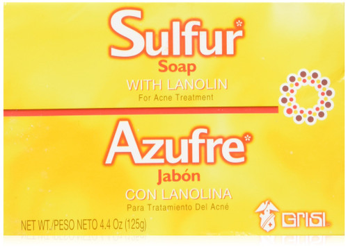 2 Pack SULFUR Soap W/ Lanolin For ACNE Treatment Grisi Jabon Para Acne 2 Pack SULFUR Soap W/ Lanolin For ACNE Treatment Grisi Jabon Para Acne