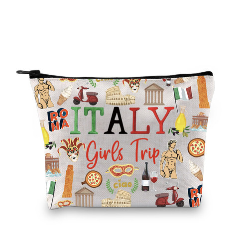 Italy Trip Gift Italian Souvenir Gift Italy Theme Gift Italy Vacation Gift Italy Bachelorette Trip Gift Italy Travel Bag Trip Kit for Italy Lover (Girls Trip Italy Beige) Italy Trip Gift Italian Souvenir Gift Italy Theme Gift Italy Vacation Gift Italy Bachelorette Trip Gift Italy Travel Bag Trip Kit for Italy Lover (Girls Trip Italy Beige)