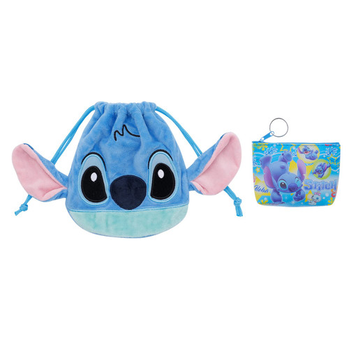 G-Ahora Stitch Square Makeup Bag Cute Stitch lilo Cosmetic Bags Zipper Pouch Bag Stitch Toiletry Bag for Grils Women(MU-Stitch)