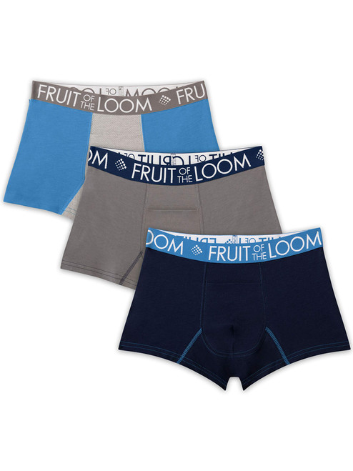 Fruit of the Loom Men's Trunks, Short Leg Boxer Briefs, Performance Cooling-Colors May Vary, 3X-Large