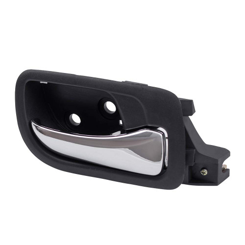 Brock Replacement Passengers Rear Inside Interior Door Handle Chrome Lever w/Black Housing Compatible with Accord 72620-SDA-A02ZA