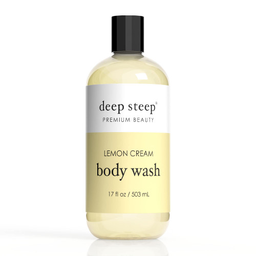 Deep Steep Body Wash, Lemon Cream, 17 Ounce Deep Steep Body Wash, Lemon Cream, 17 Ounce