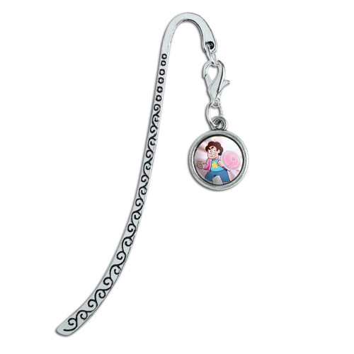 Steven Universe Steven Shield Metal Bookmark Page Marker with Charm