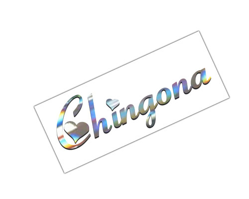 Chingona Vinyl Decal Sticker - for Vehicle Window Bumper Cars Trucks SUV Walls - Laptops 9" Chingona Vinyl Decal Sticker - for Vehicle Window Bumper Cars Trucks SUV Walls - Laptops 9"