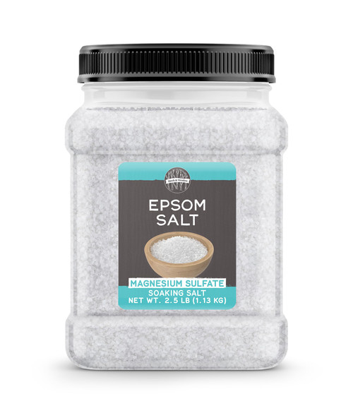 Birch & Meadow Epsom Salt, 2.5 lb, Pure Magnesium Sulfate, Unscented, Bathing & Soaking Birch & Meadow Epsom Salt, 2.5 lb, Pure Magnesium Sulfate, Unscented, Bathing & Soaking