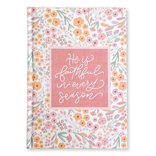 Bible Journal for Women - Christian Gifts for Women Daily Journal Prayer Journal Bible Journaling Supplies for Bible Study Gratitude Journal - 8.5" x 5.5" - 150 Page Lined Journal (He Is Faithful)