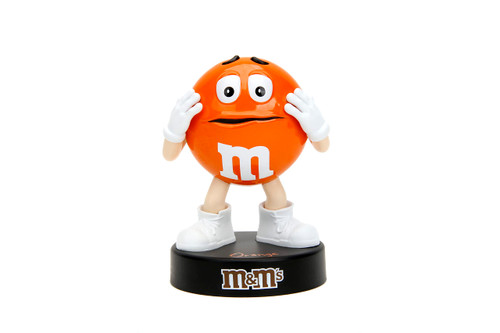 M&M's 4" Orange Die-Cast Collectible Figure, Toys for Kids and Adults M&M's 4" Orange Die-Cast Collectible Figure, Toys for Kids and Adults