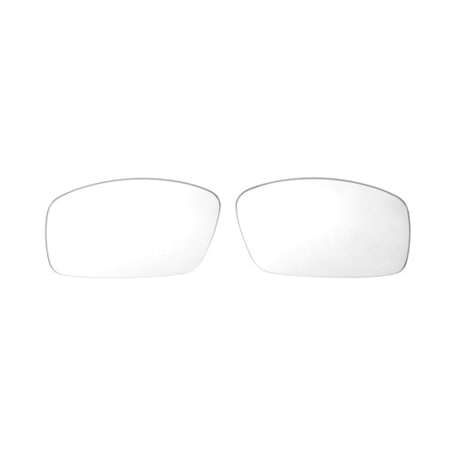Walleva Replacement Lenses for Spy Optic Logan Sunglasses - Multiple Options Available (Clear - Non Polarized)