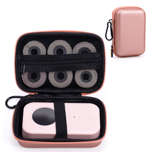 Phomemo D30 D35 Label Marker Case Compatible with NIIMBOT D11 SUPVAN E10/JADENS D110/Marklife P11 Label Printer, Carrying Bag Storage Holder for Mini Smart Label Maker Label Printer Hard Shell Bag