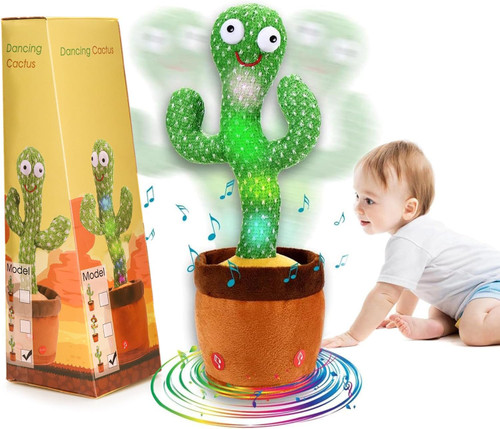LUKETURE Talking Cactus Baby Toys, Dancing Cactus Mimicking Toy, Singing Cactus Toy Repeat & Record What You Say with 120 English Songs, Electronic Light Up Interactive Toy for Toddler LUKETURE Talking Cactus Baby Toys, Dancing Cactus Mimicking Toy, Singing Cactus Toy Repeat & Record What You Say with 120 English Songs, Electronic Light Up Interactive Toy for Toddler