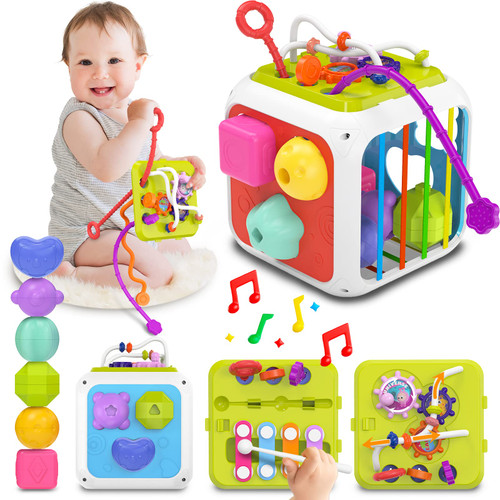kecristv 7-in-1 Baby Montessori Toys for 1 2 Year Old Boy Girl, Toddler Toys Age 1-2, 1 2 Year Old Boy Girl Christmas Birthday Gifts, Baby Sensory Toys 6 to 12 Months, Baby &?Toddler Toys kecristv 7-in-1 Baby Montessori Toys for 1 2 Year Old Boy Girl, Toddler Toys Age 1-2, 1 2 Year Old Boy Girl Christmas Birthday Gifts, Baby Sensory Toys 6 to 12 Months, Baby &?Toddler Toys