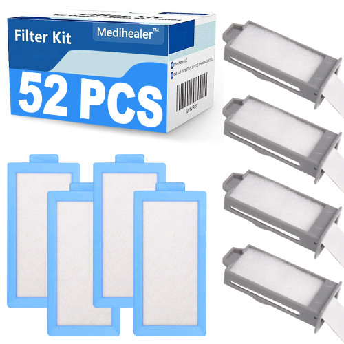 52PCS CPAP Filters for Dreamstation 2- Replacement Filters Compatible with Dreamstation 2: Includes 4 Preassembled Filters+ 22 Pollen Filters+ 22 Ultra-Fine Filters,Reusable Supplies by Medihealer. 52PCS CPAP Filters for Dreamstation 2- Replacement Filters Compatible with Dreamstation 2: Includes 4 Preassembled Filters+ 22 Pollen Filters+ 22 Ultra-Fine Filters,Reusable Supplies by Medihealer.