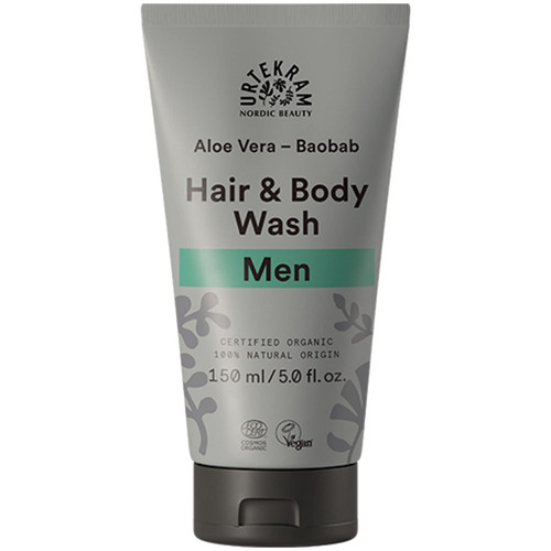 Urtekram Organic Men Hair & Body Wash Aloe Vera & Baobab 150ml Urtekram Organic Men Hair & Body Wash Aloe Vera & Baobab 150ml
