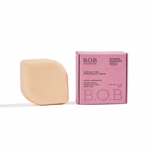 B.O.B BARS OVER BOTTLES Intimate Wash Bar | pH balanced | Daily Feminine Wash | Ideal Ph Balance for Women | Natural, Vegan | Eco-friendly, Sustainable, Plastic Free | Waterless & Zero Waste B.O.B BARS OVER BOTTLES Intimate Wash Bar | pH balanced | Daily Feminine Wash | Ideal Ph Balance for Women | Natural, Vegan | Eco-friendly, Sustainable, Plastic Free | Waterless & Zero Waste