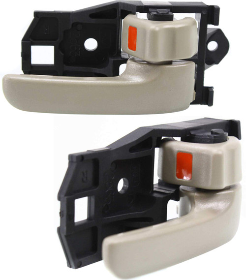 Evan Fischer Interior Door Handle Compatible with Camry 97-01 / Sienna 98-03 Front Right Side Inside Set of 2Beige Japan/USA Built
