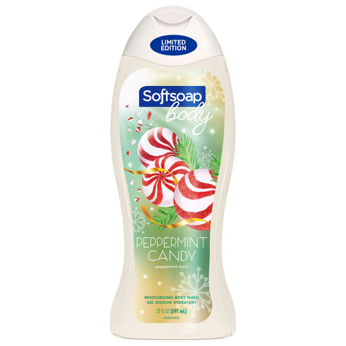 Softsoap Body Wash, Pepermint Candy, Holiday Edition 20 Fluid Ounces