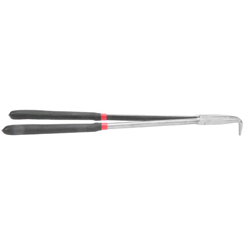 400mm/16in Curved Needle Nose Pliers Extra Long Handle Nose Pliers 90 Degree Jaws Curved Nose Repair Tools