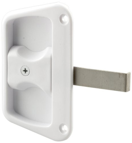 Prime-Line Products A 224 Sliding Screen Door Latch with Screws, White, 1-Pack
