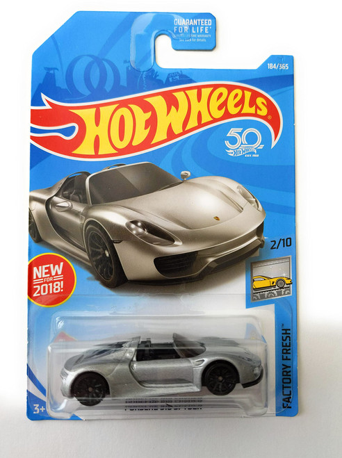 Hot Wheels Porsche 918 Spyder - Factory Fresh - 2018 184/365
