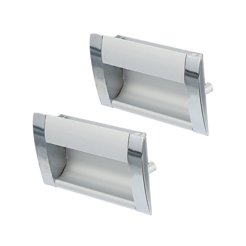 Holibanna 2pcs Handle Drawer knobs Concealed Drawer Pull Cabinet knobs Cabinet Door knobs Door Flush Pull Hatches Flush Invisible Wardrobe Sliding Door Hidden Buckle Aluminum Alloy